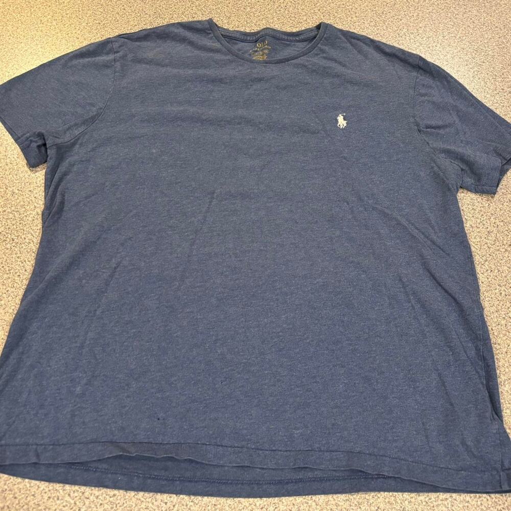Polo Ralph Lauren Classic Blue Tee - Size Large